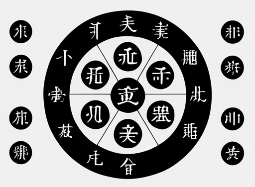 八宅有八种卦象，家宅坐向决定卦象(图1)