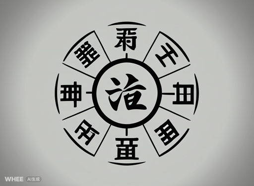 风水中的水口，水口的位置以具体情况而定(图2)