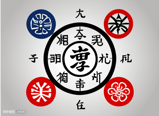 风水中的水口，水口的位置以具体情况而定(图5)